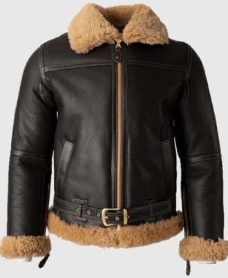 Shearling fur jacket